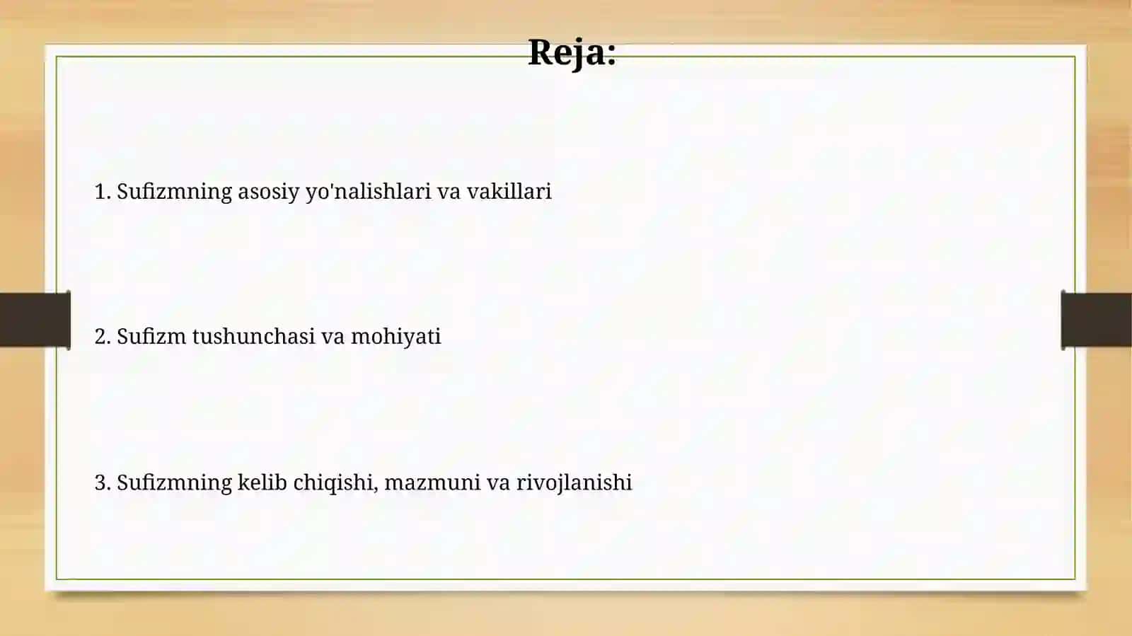 Tasavvuf tushunchasi va uning mohiyati 2