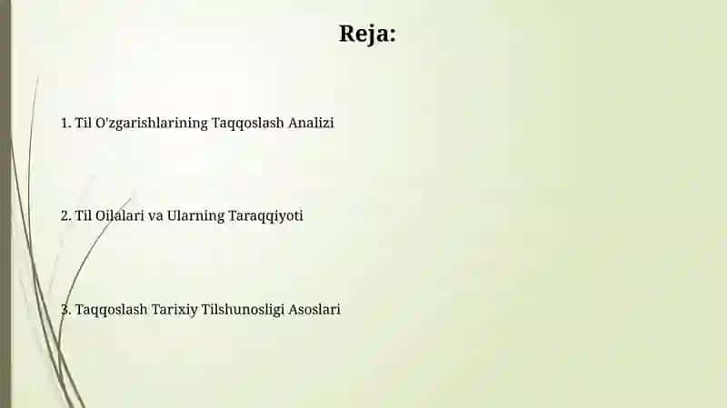 Til O'zgarishlarining Taqqoslash Analizi 2