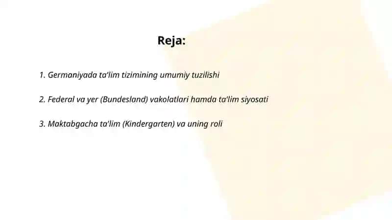 Germaniya talim tizimi 2