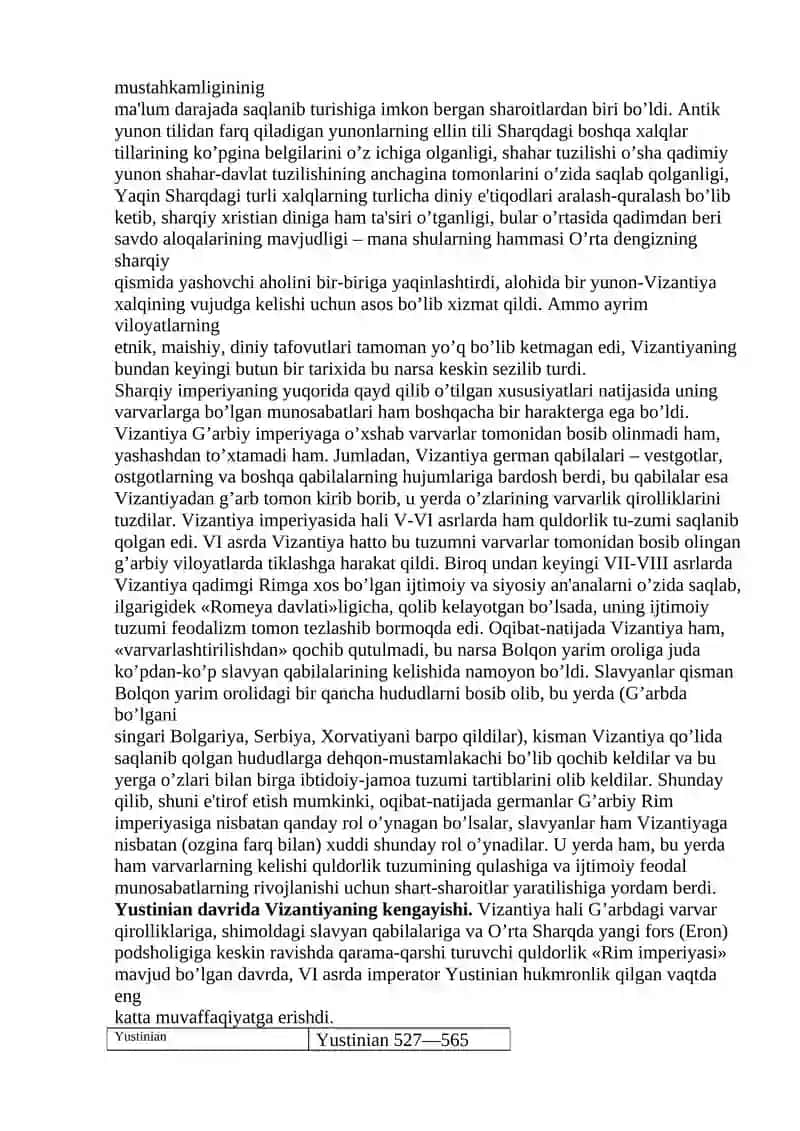 VI–XI asrlarda Vizantiya impеriyasi 2
