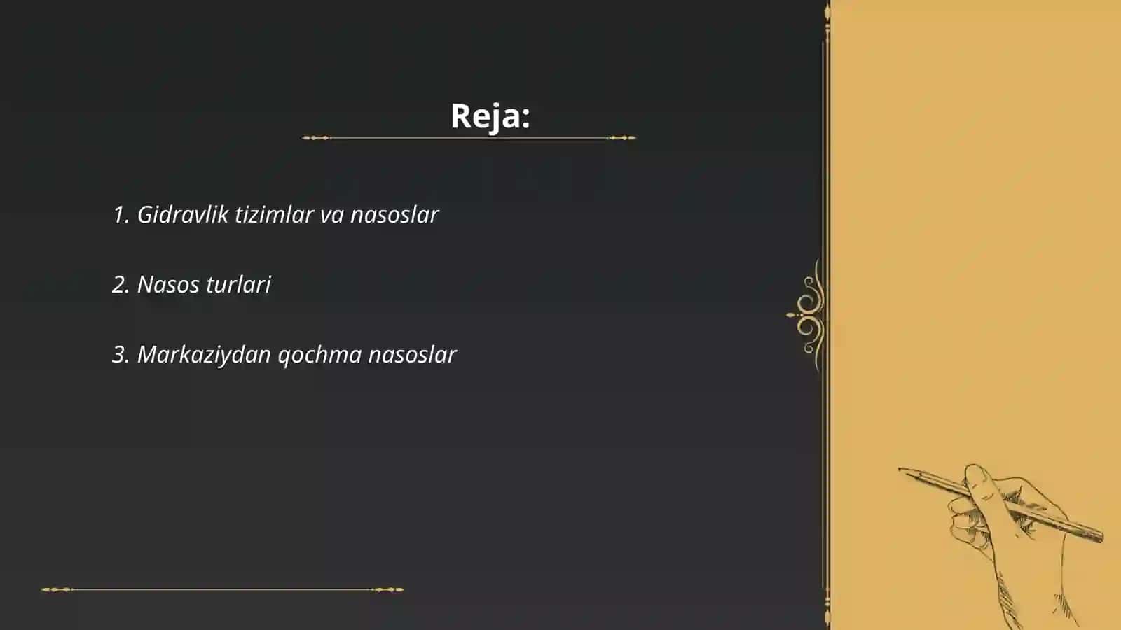 Suyuqlikni haydash nasoslar 2