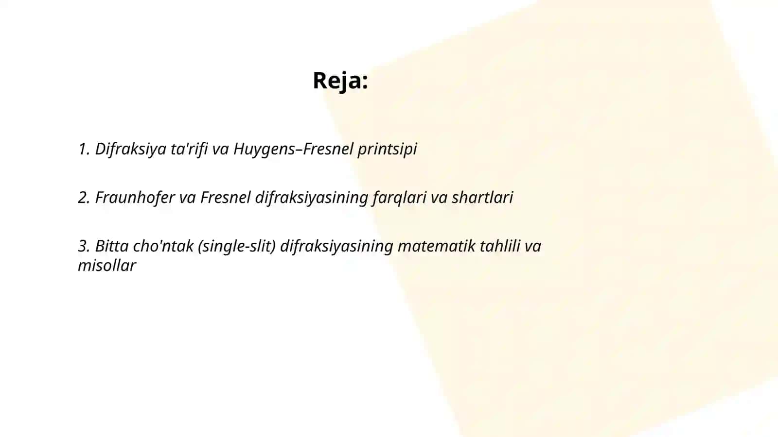 Difraksiyaviy hodisalar 2