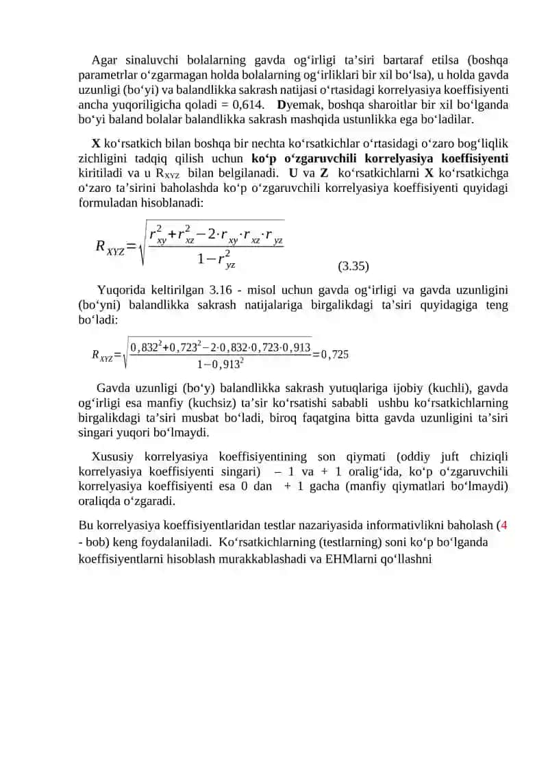 XUSUSIY KORRELYASIYA KOEFFISIYENTI 2