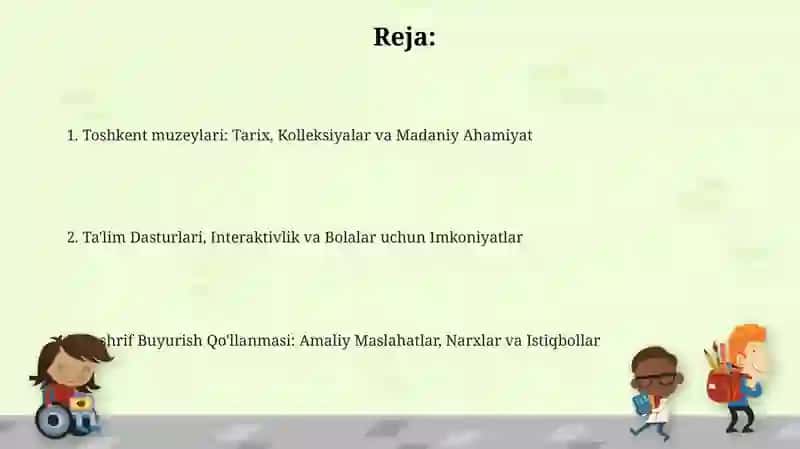 Toshkent muzeylarining tarixi va ahamiyati 2