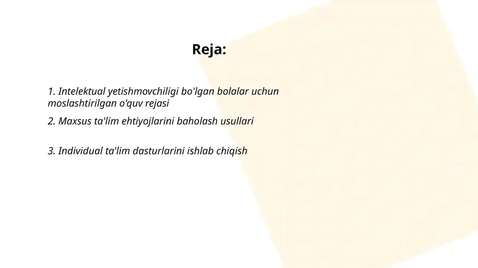 Inklyuziv ta'lim strategiyalari 2