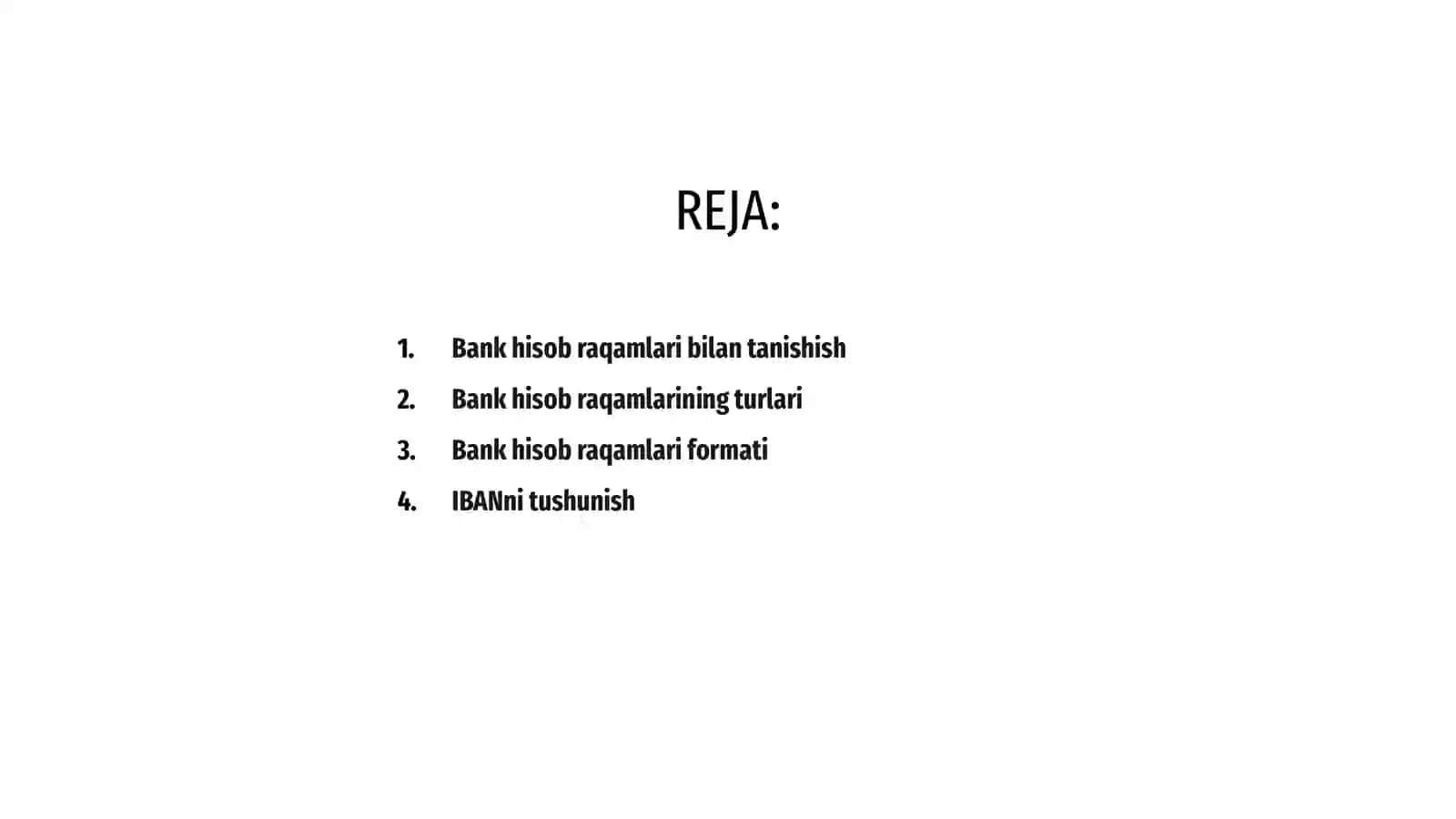 Bank hisob raqamlari va ularning turlari 2
