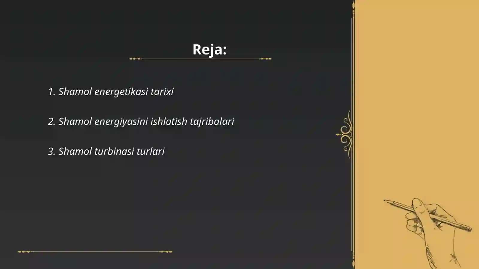 Shamol energetik qurilmalari 2