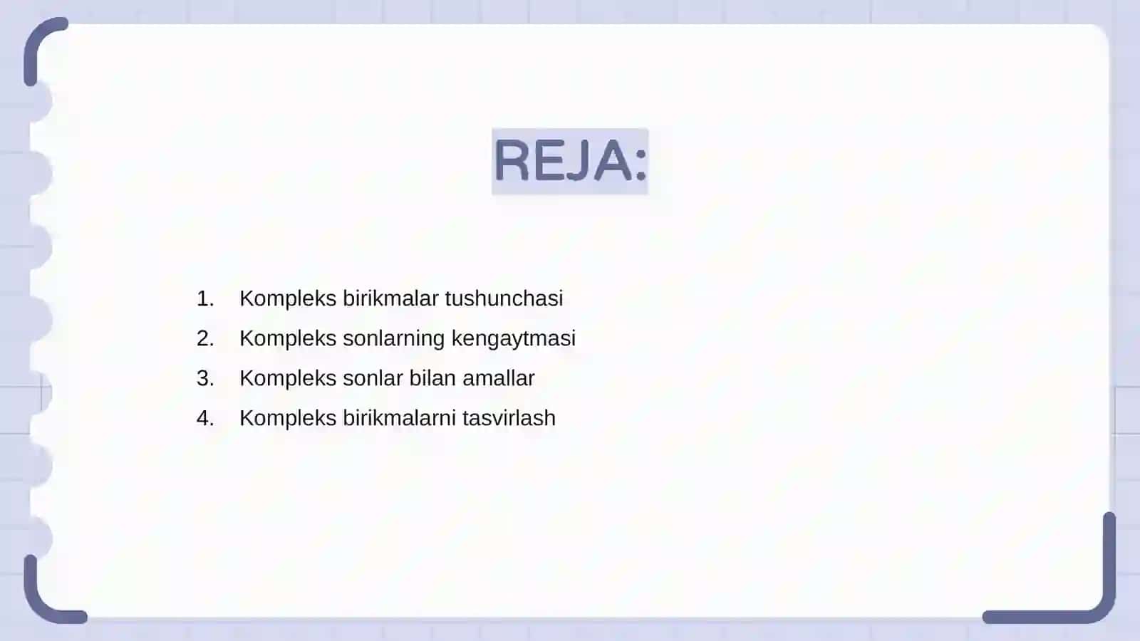 Kompleks birikmalar mavzusiga oid masalalar yechish 2