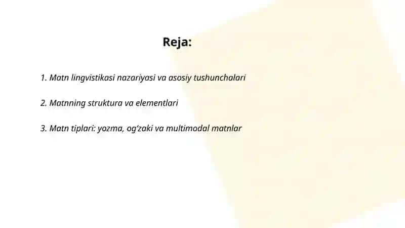 Matn lingvistikasi 2