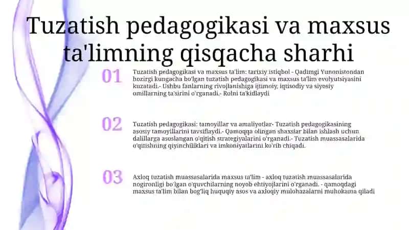 Korreksion Pedagogika Va Maxsus Ta'Limning Rivojlanish Tarixi 2