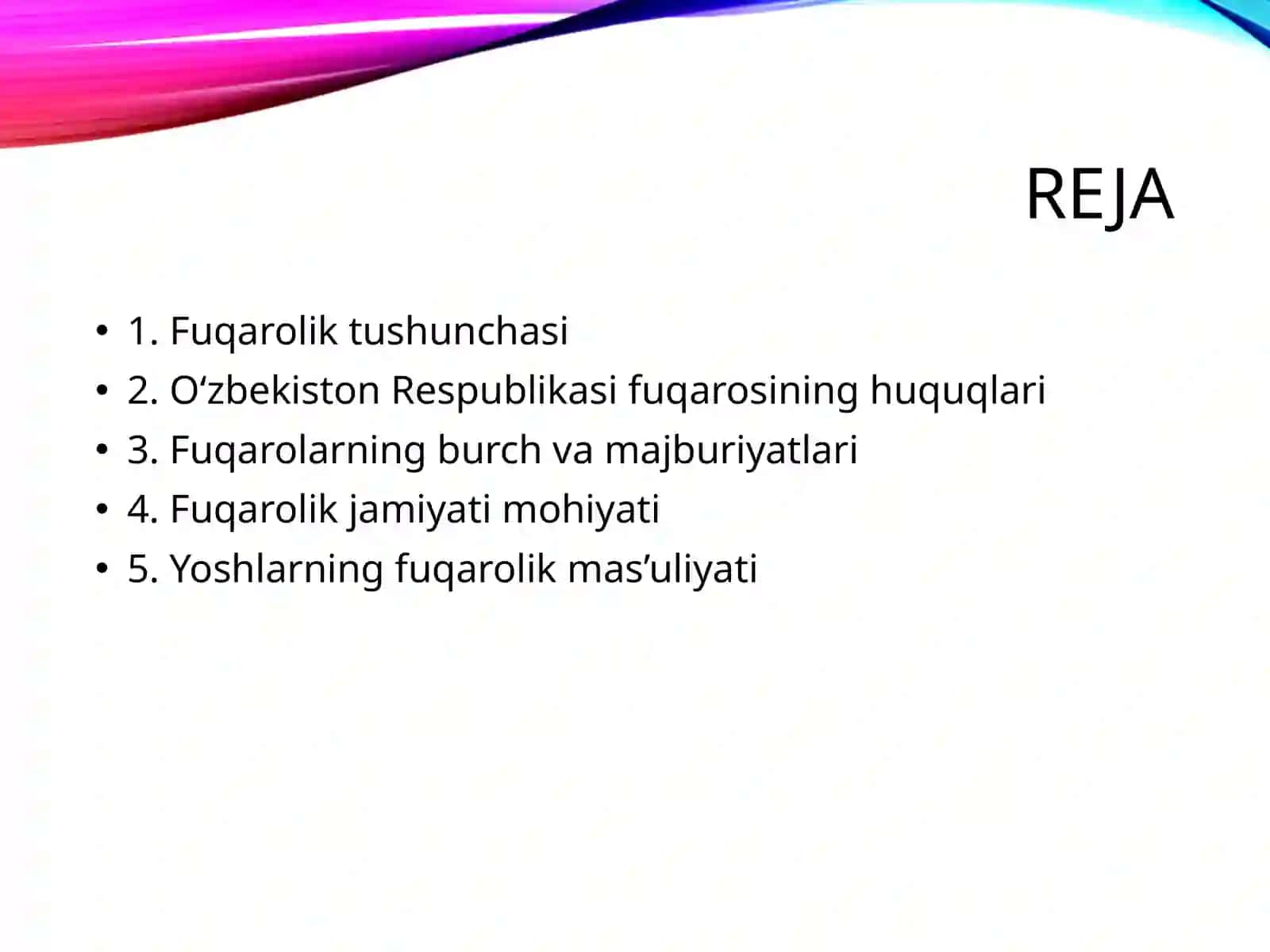 Fuqarolik tushunchasi 2