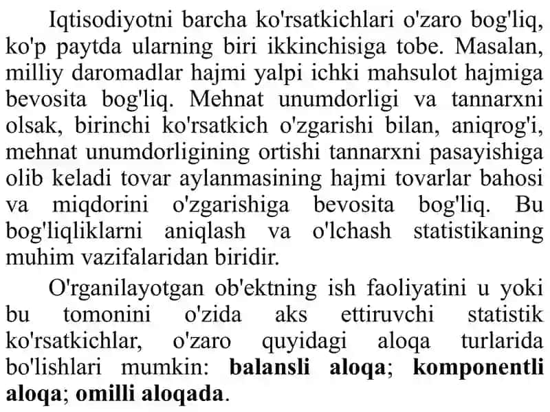 Regression-korrelyatsion tahlil 2