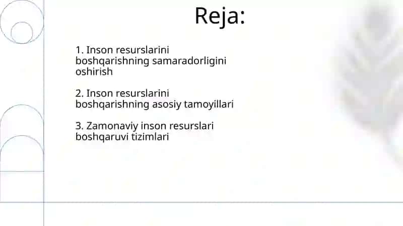 Inson resurslarini boshqarishning xorijiy 2