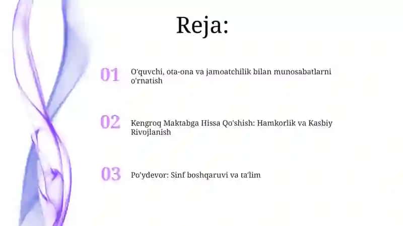 Sinf boshqaruvi va talabalarning farovonligi 2
