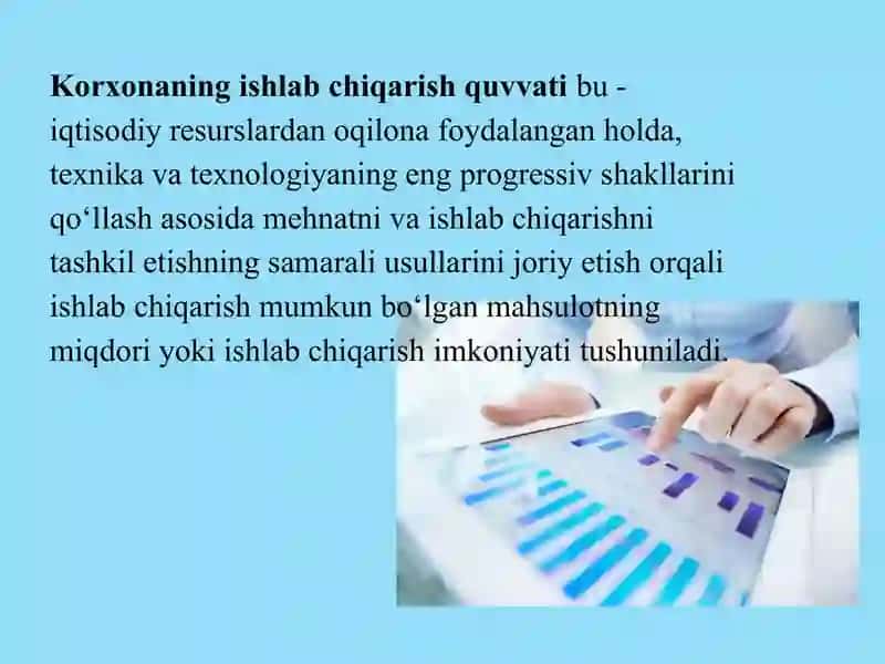 Ishlab chiqarish quvvati(Iqtisodiyot). 2