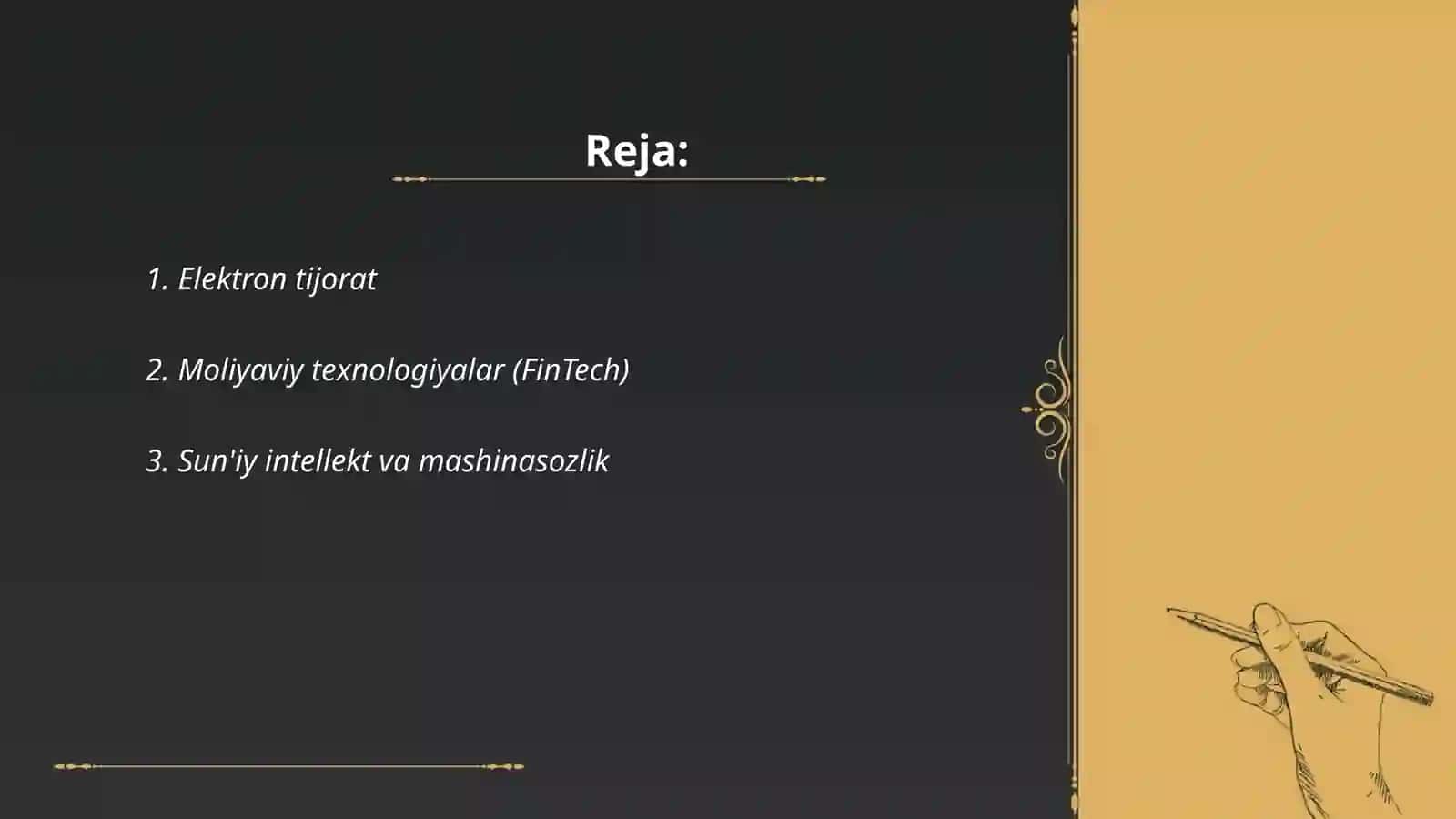 Raqamli texnalogiyalarning qoʻllanish sohalari 2