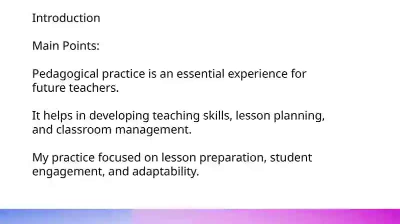 A Reflection on Teaching Experience 2