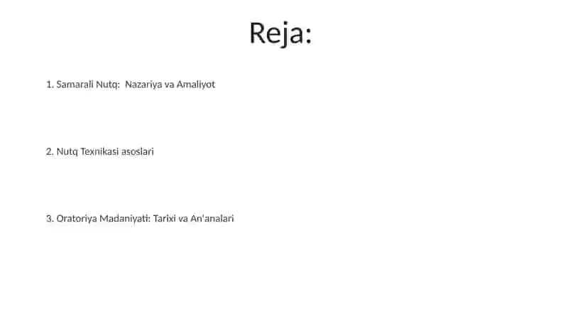 Nutq texnikasi va notiqlik madaniyat 2