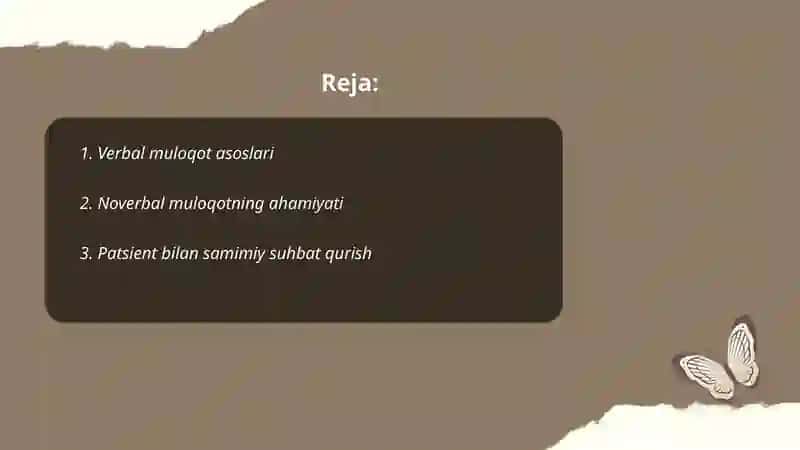 Verbal va Noverbal Muloqot Konikmalari 2
