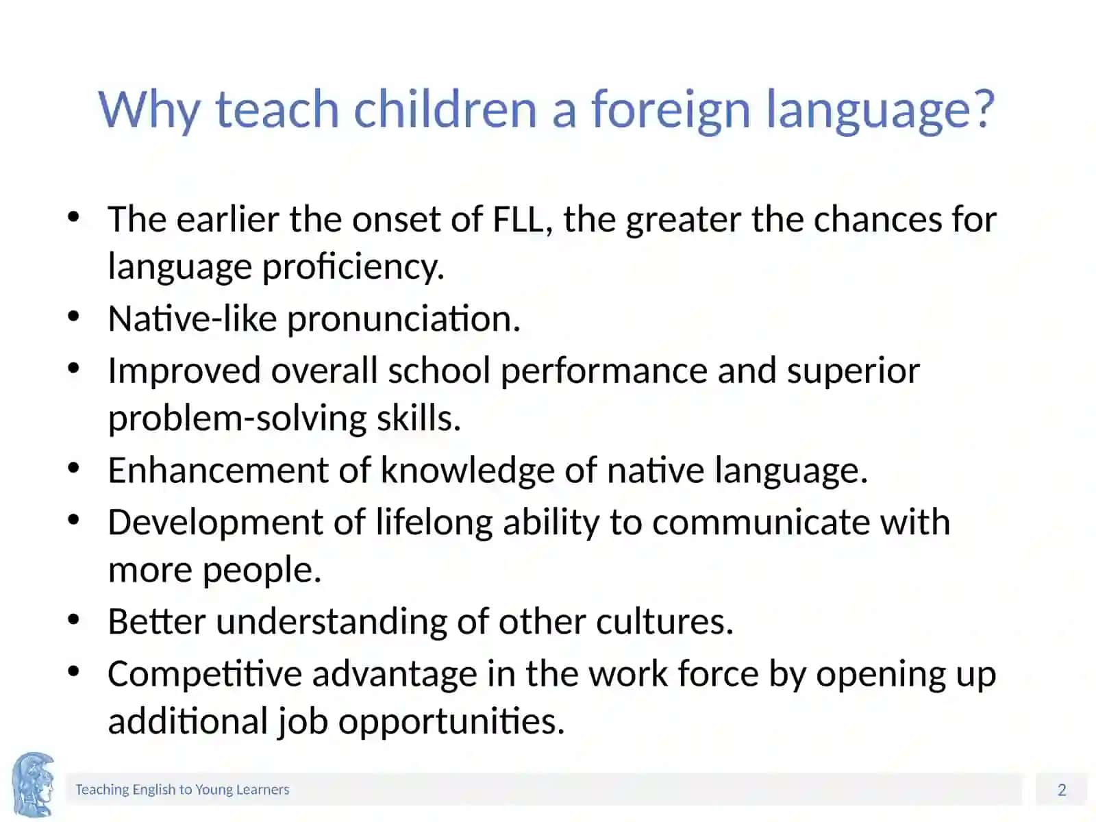 How to teach English for kids 2