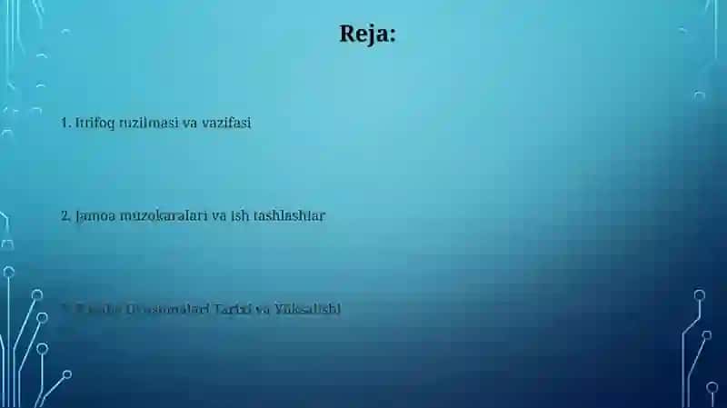 Kasaba Uyushmalari Tarixi va Yüksalishi 2