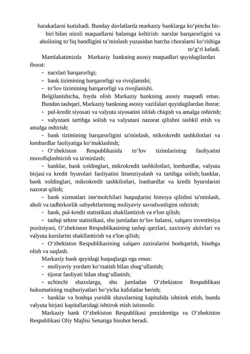 Zamonaviy(Amaliy) moliyaviy tashkilotlar 2