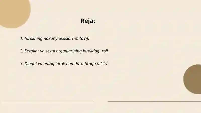 Umumiy psixologiya.idrok va xotira 2