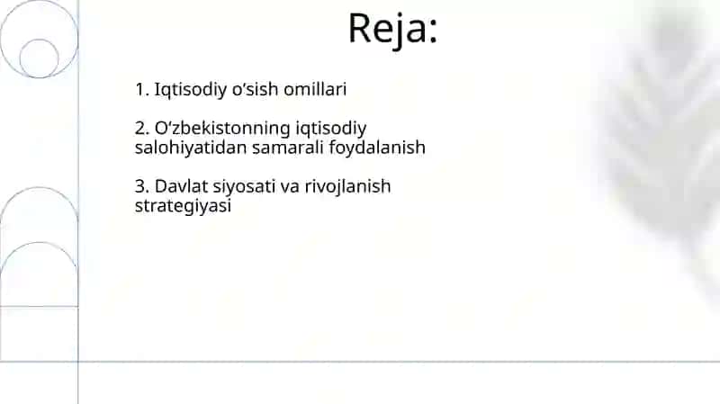 Iqtisodiy oʻsish omillari 2