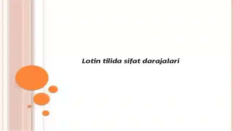 Lotin tili va tibbiyot terminalogiya fani 2