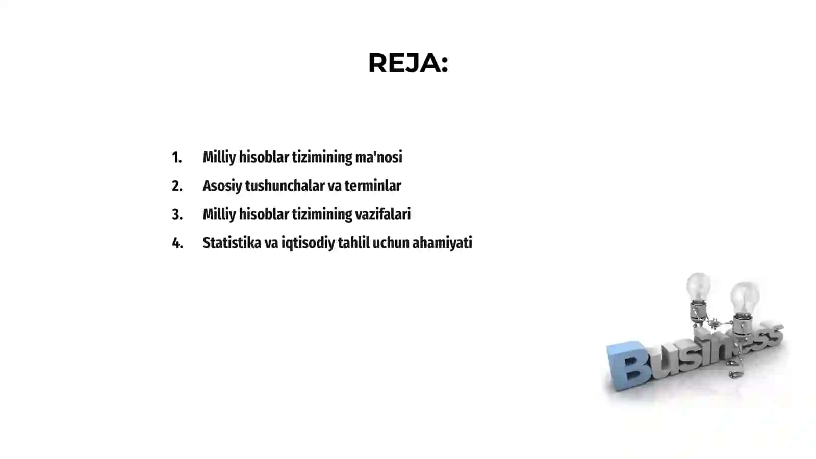 Milliy hisoblar tizimi mohiyati 2