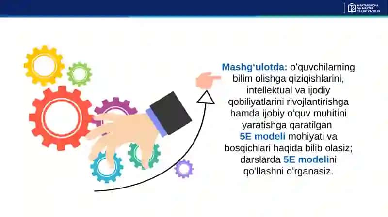 Zamonaviy darsliklarning yangi metodik yondashuvlari: 5E modeli 2