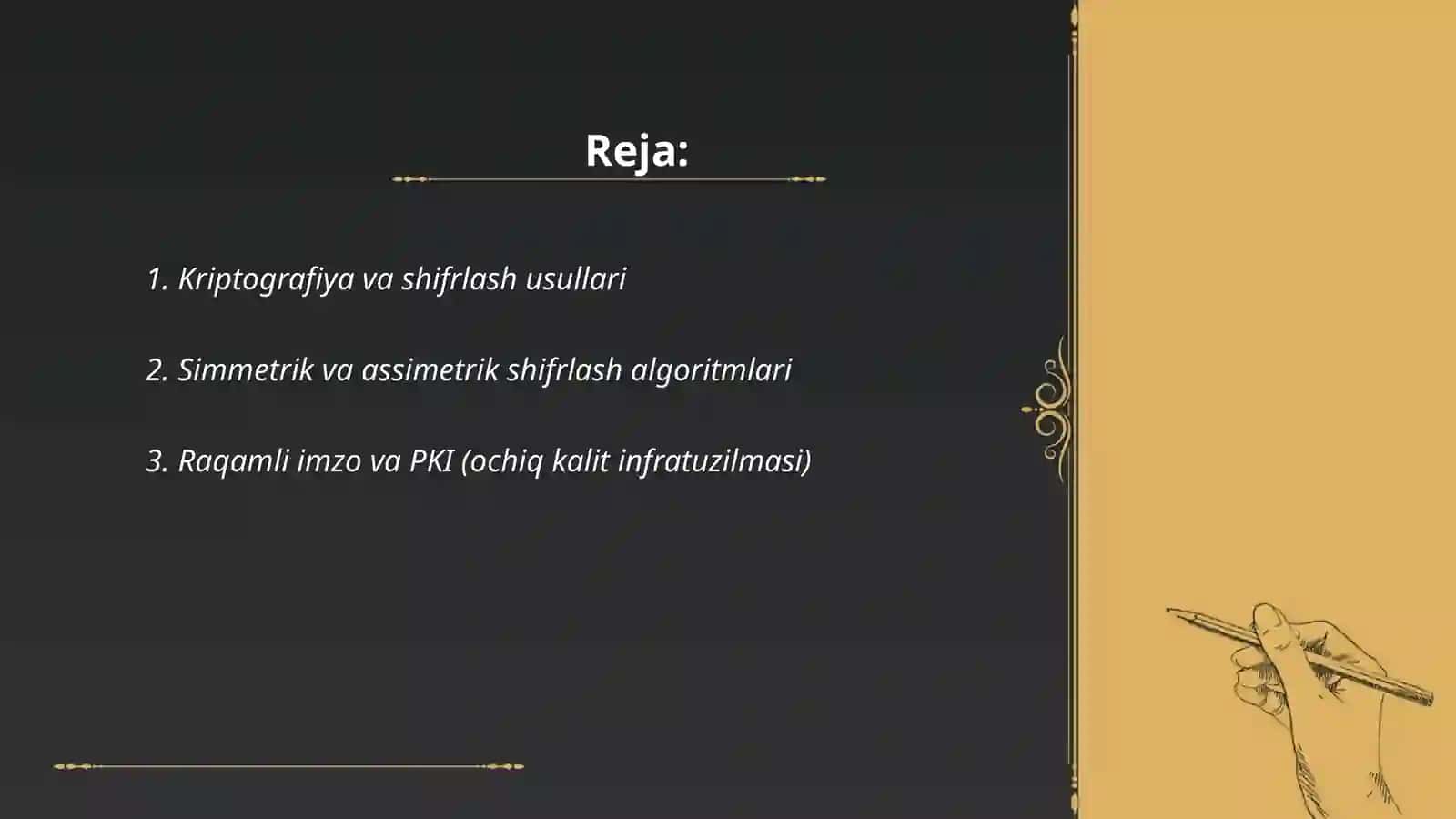 Axborotlarni himoyalash usullari 2