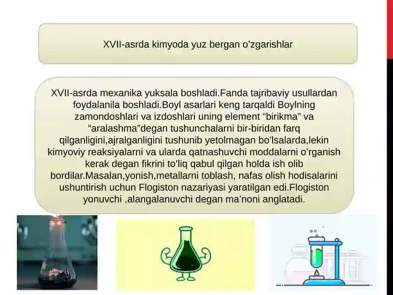 XVII-XVIII asrdakimyodayuzbergano’zgarishlar 2