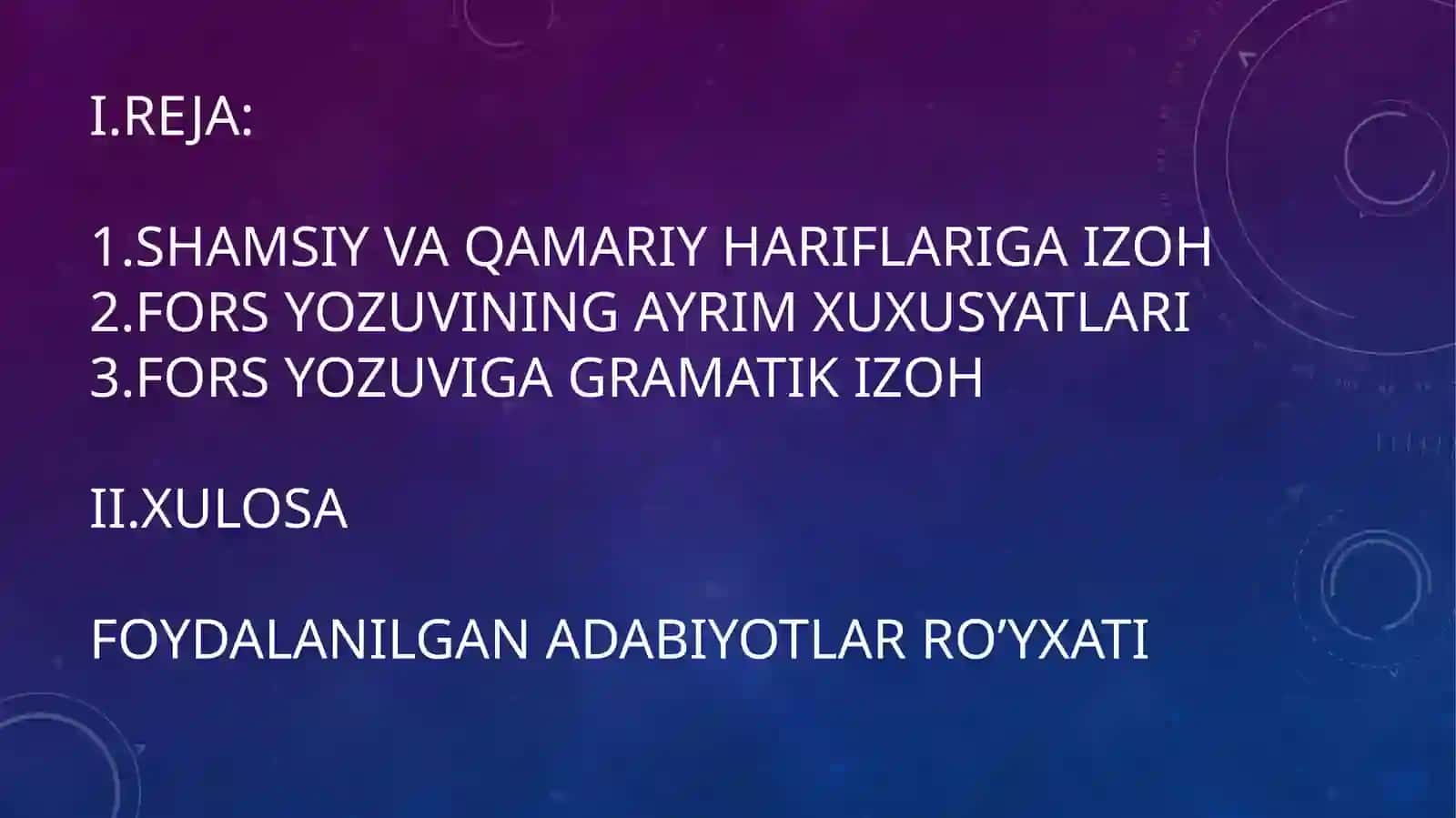 shamsiy va qamariy hariflar va fors yozuvi 2