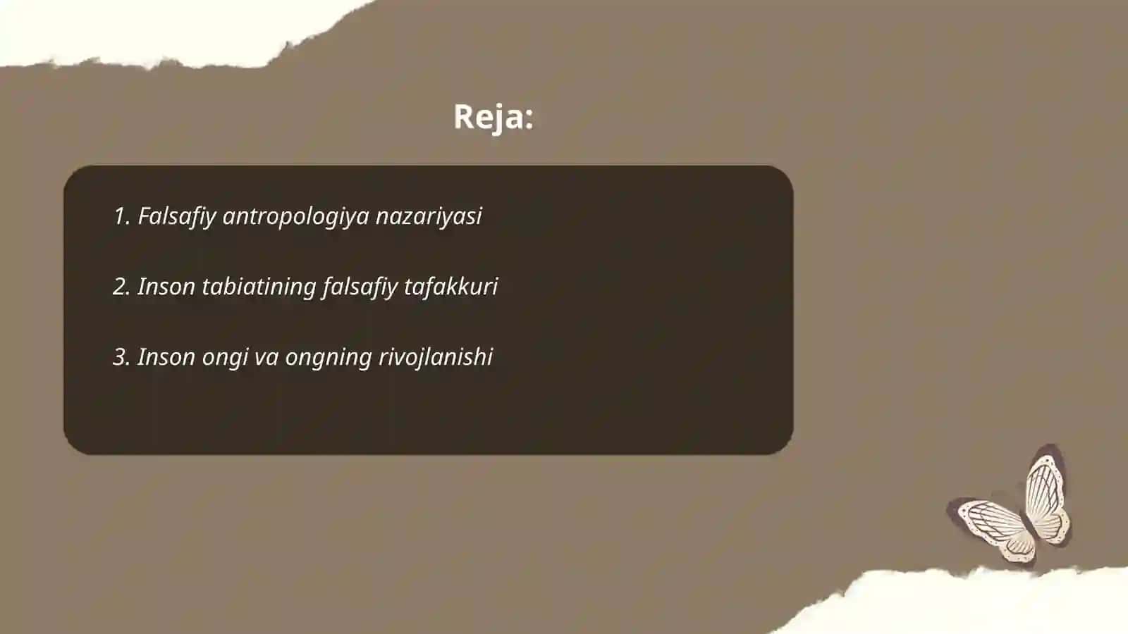 Falsafiy antropologiya. Inson falsafasi 2