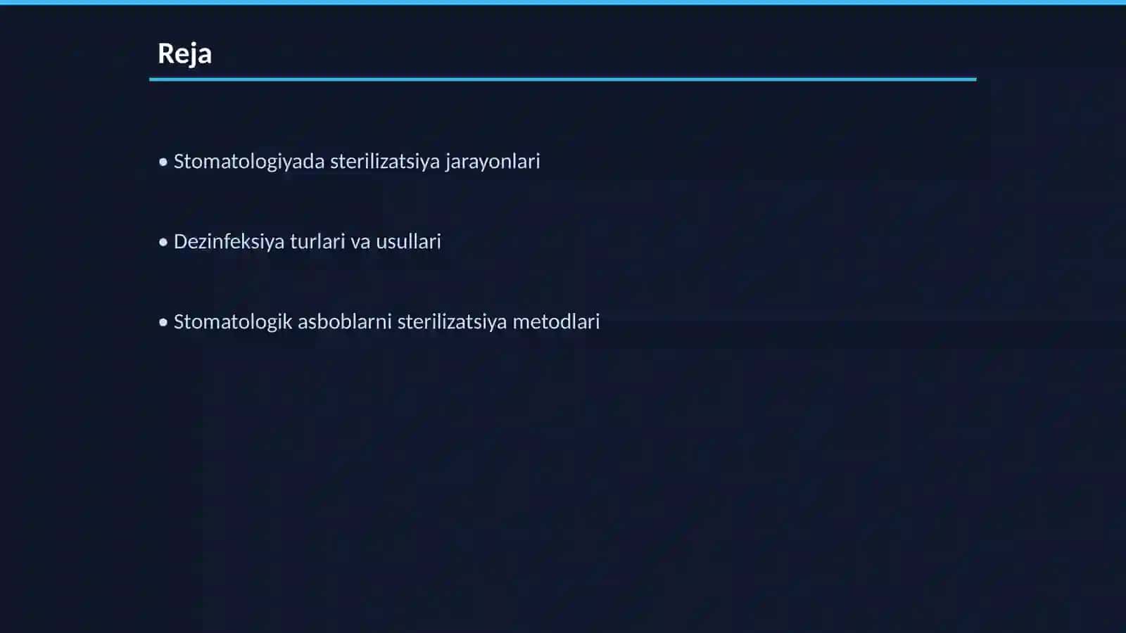 Stomatologiyada sterilizatsiya va dezinfeksiya 2