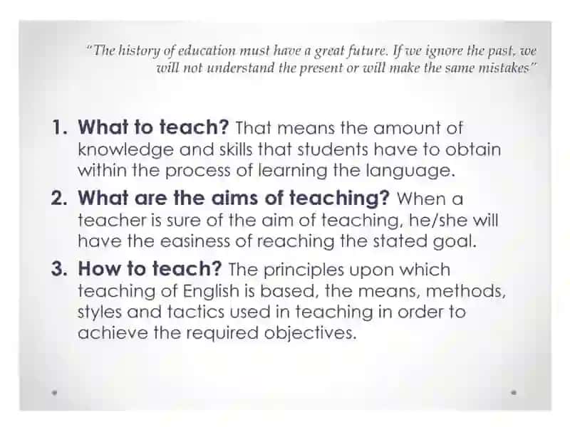 Aims and Problems of Methodology of Teaching Main Foreign Language 2