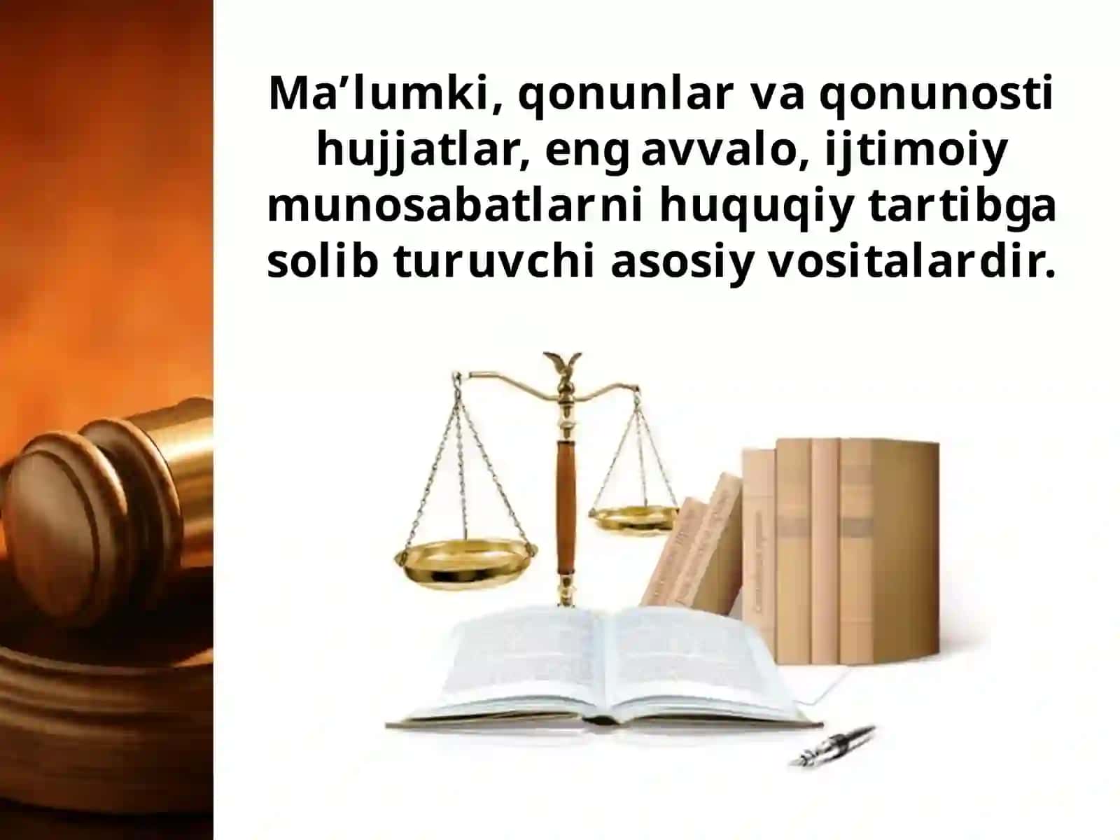 O‘zbekiston Respublikasi qonun manbalari 2