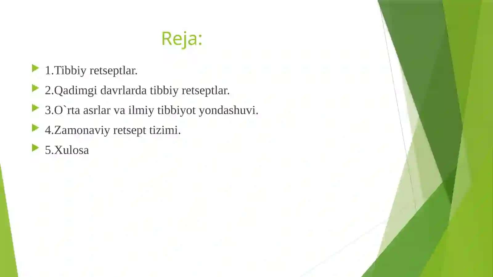 Retsept tarixi 2