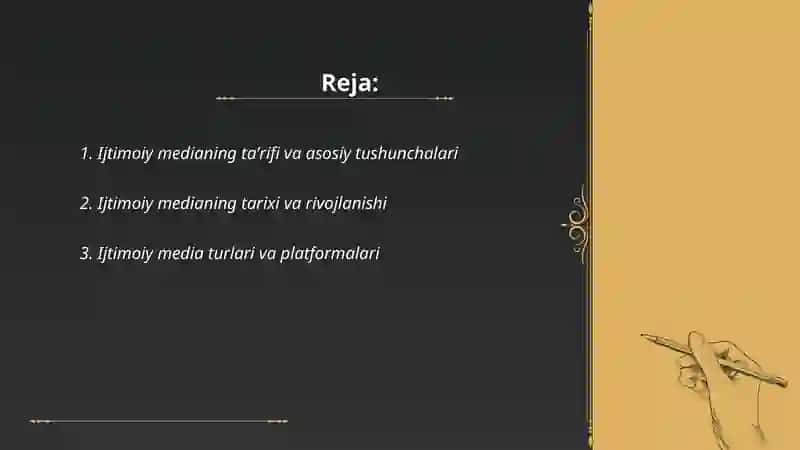 Ijtimoiy media tushunchasi 2