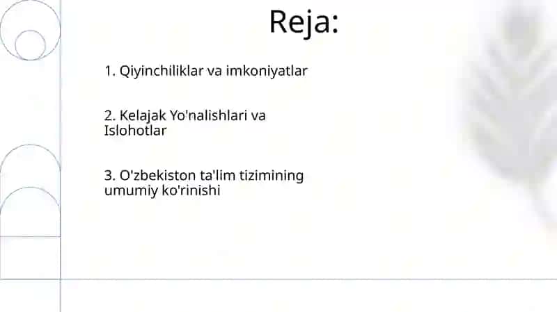 Oʻzbekiston Respublikasi ta'lim tizimi 2