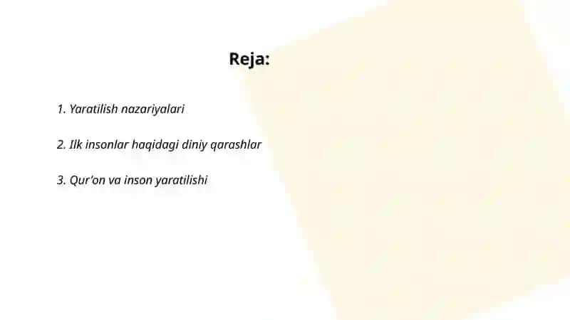 Insonning ilohiy kelib chiqishi 2