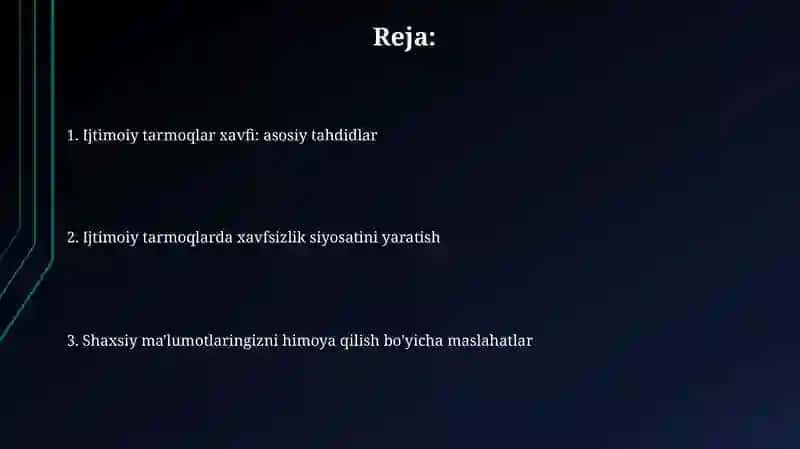 Ijtimoiy tarmoqlar va axborot xavfsizligi 2