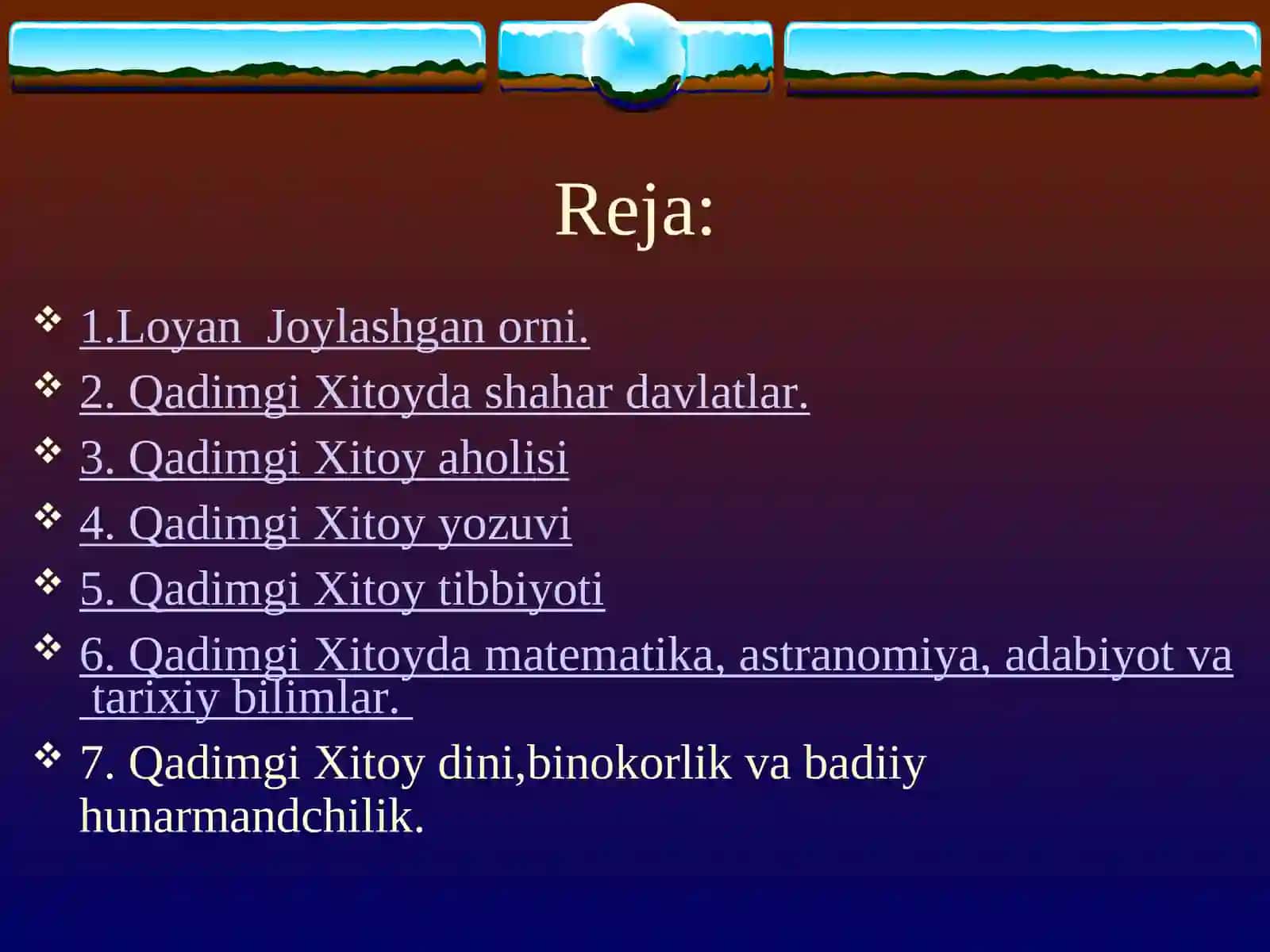 Loyan- qadimgi Xitoy shaxri 2