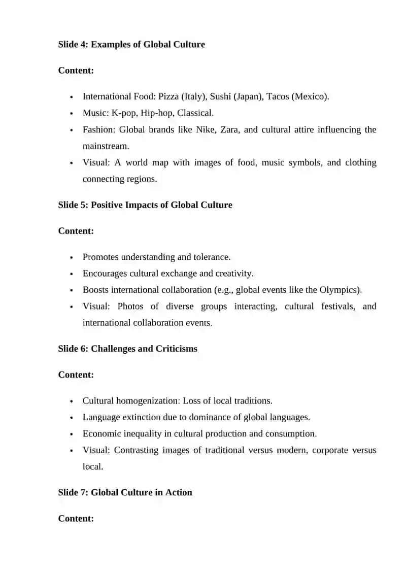Global Culture Presentation 2