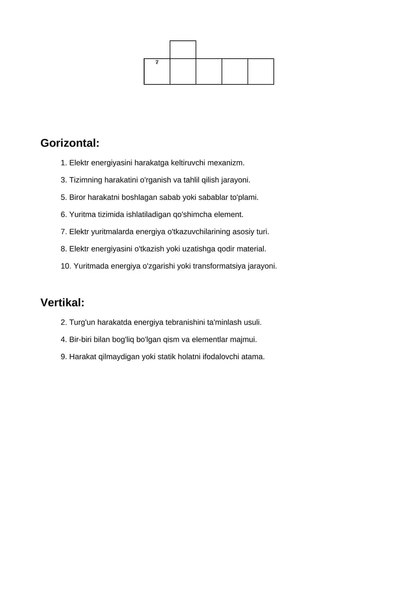 Elektr yuritmaning turg'un harakati 2