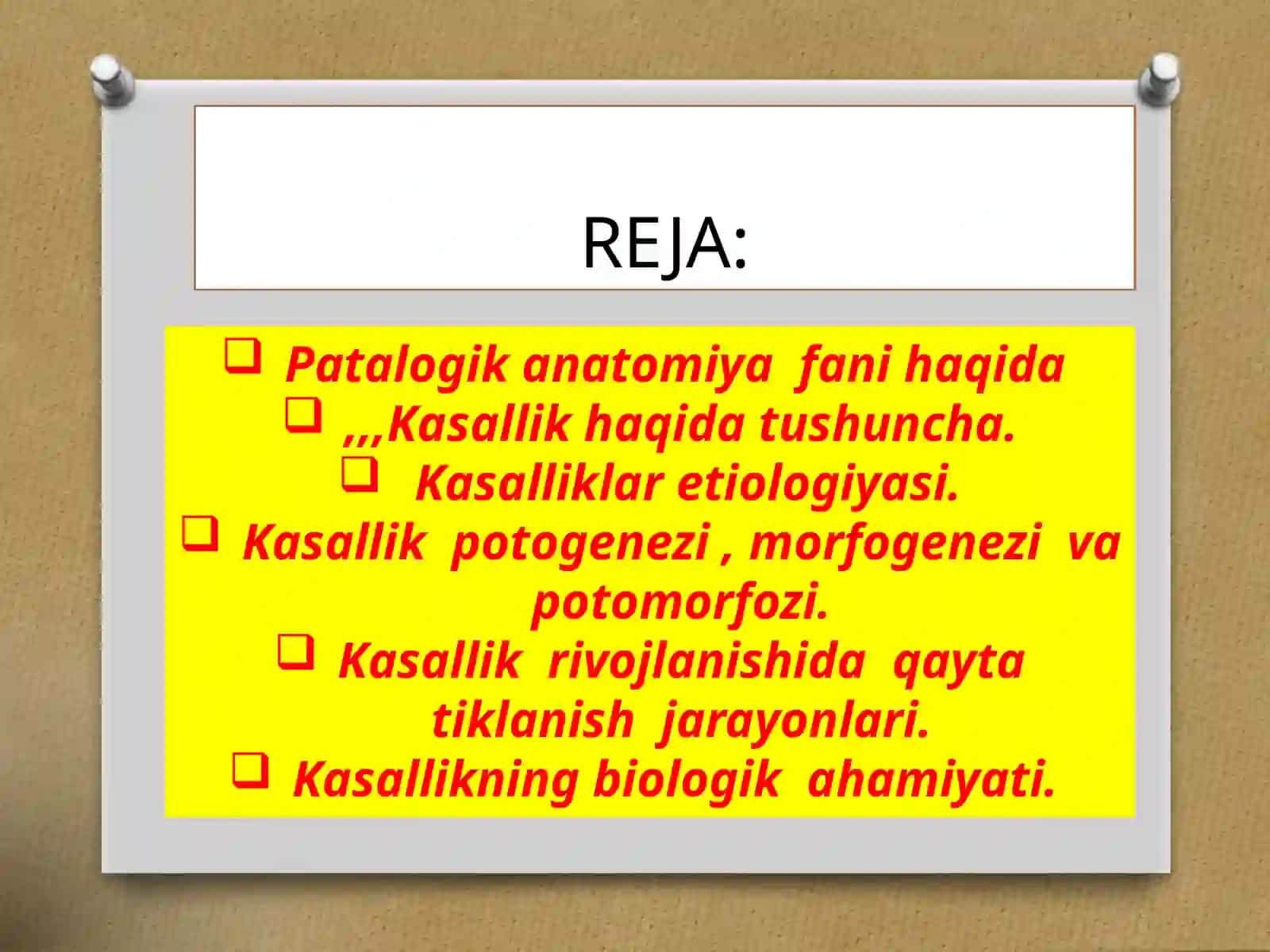 Kasallik haqida tushuncha 2