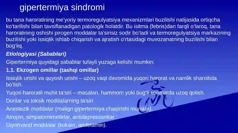 Gipertermiya sindromi 2