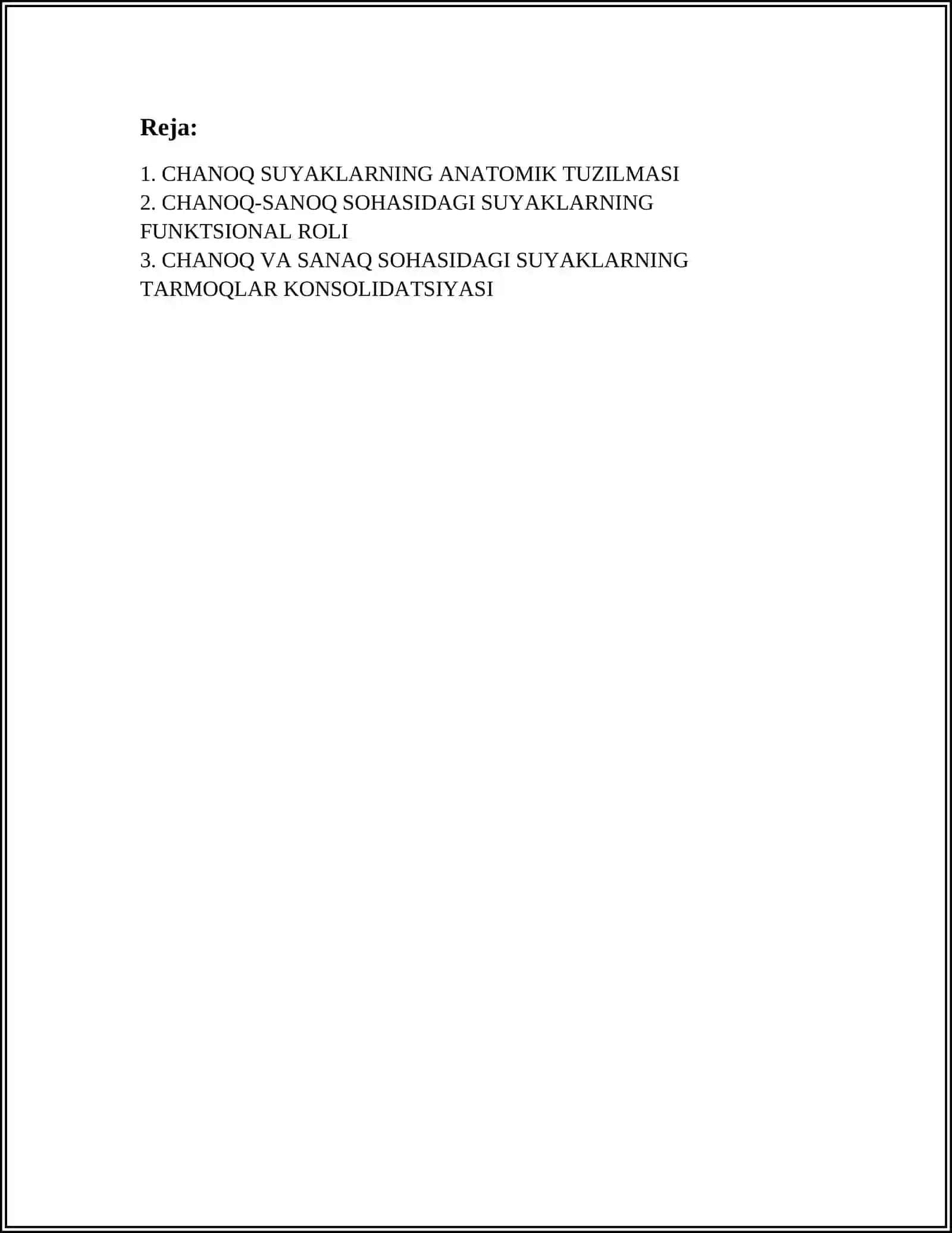 CHANOQ SUYAKLARNING ANATOMIK TUZILMASI 2