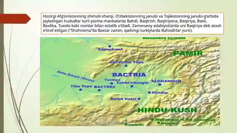 Qadimgi Baqtriya va Sug‘diyona 2